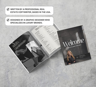 Luxury Real Estate New Client Welcome Packet